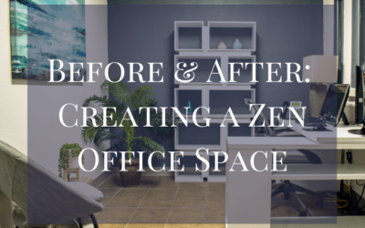 Before and After: Creating a Zen Office Space