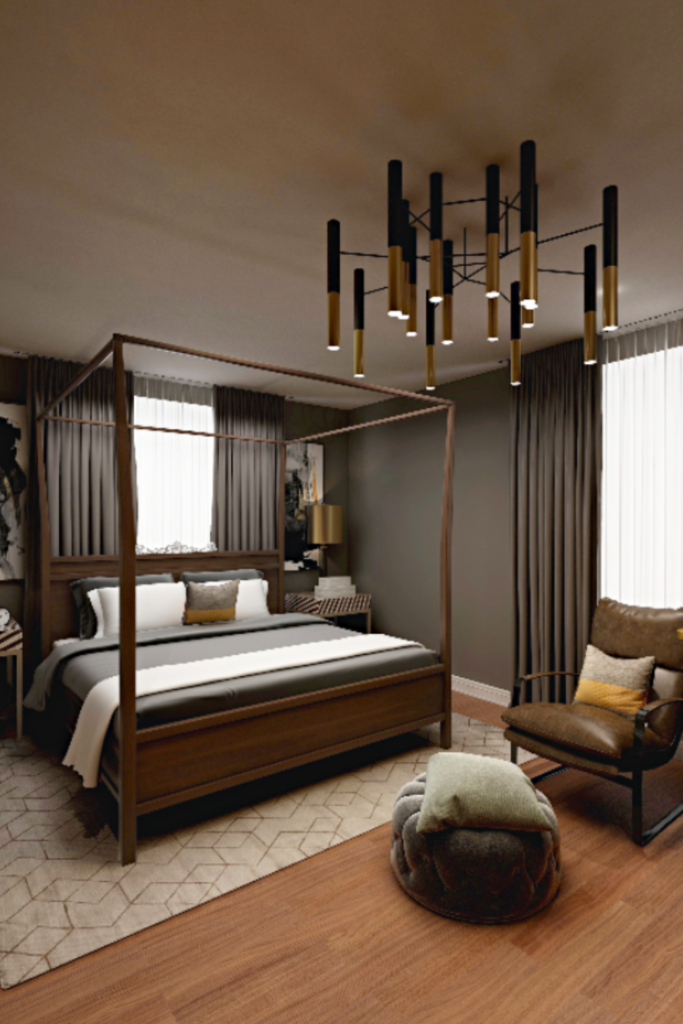 luxury interior design master bedroom from diva by design in san benito texas