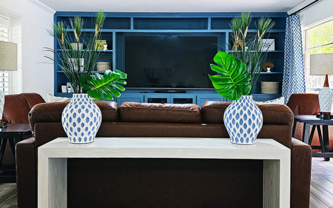 cover image of a serene living room Your Human Design Type blog post by Diva by Design League City interior designer
